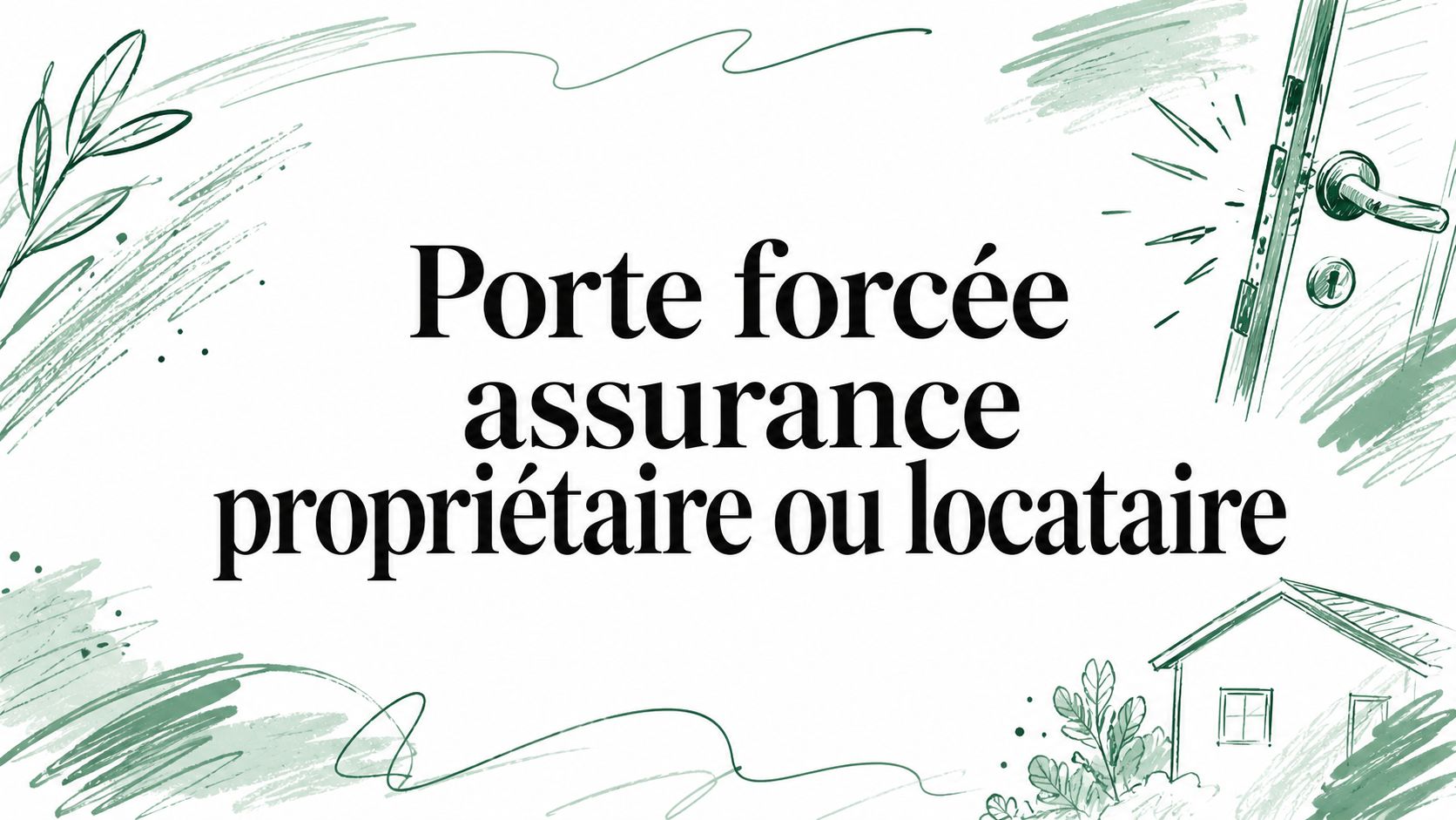 porte forcee assurance proprietaire ou locataire