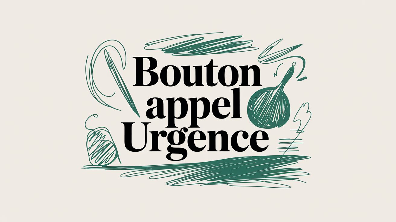 bouton appel urgence