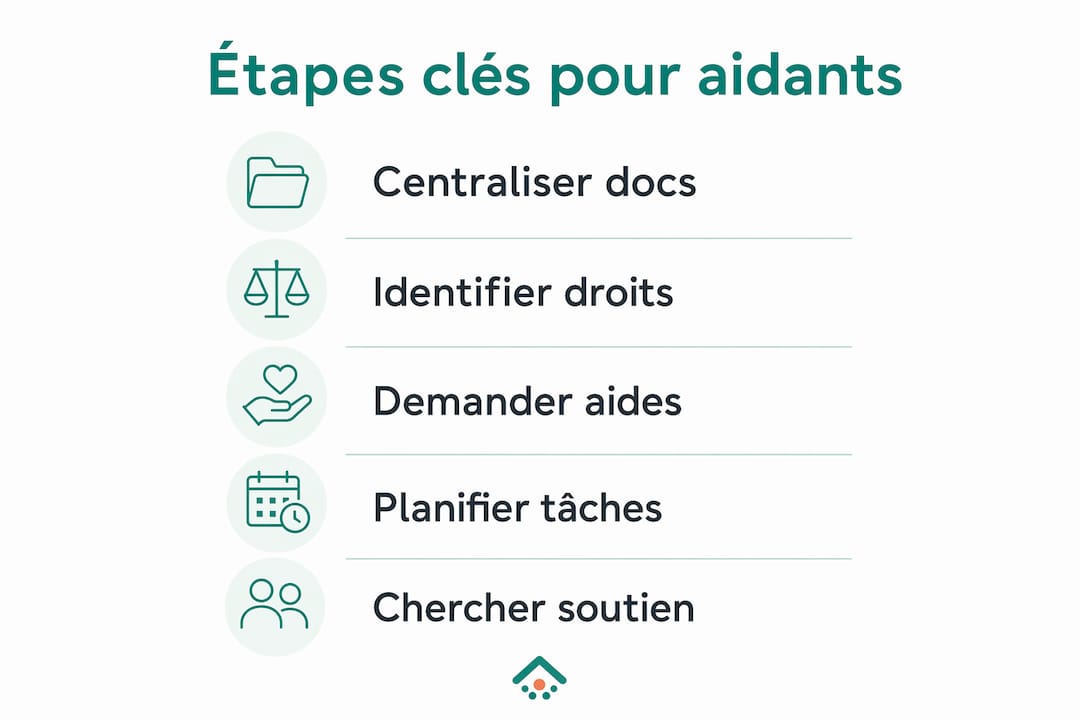 Les grandes étapes à connaître pour accompagner un proche – Infographie