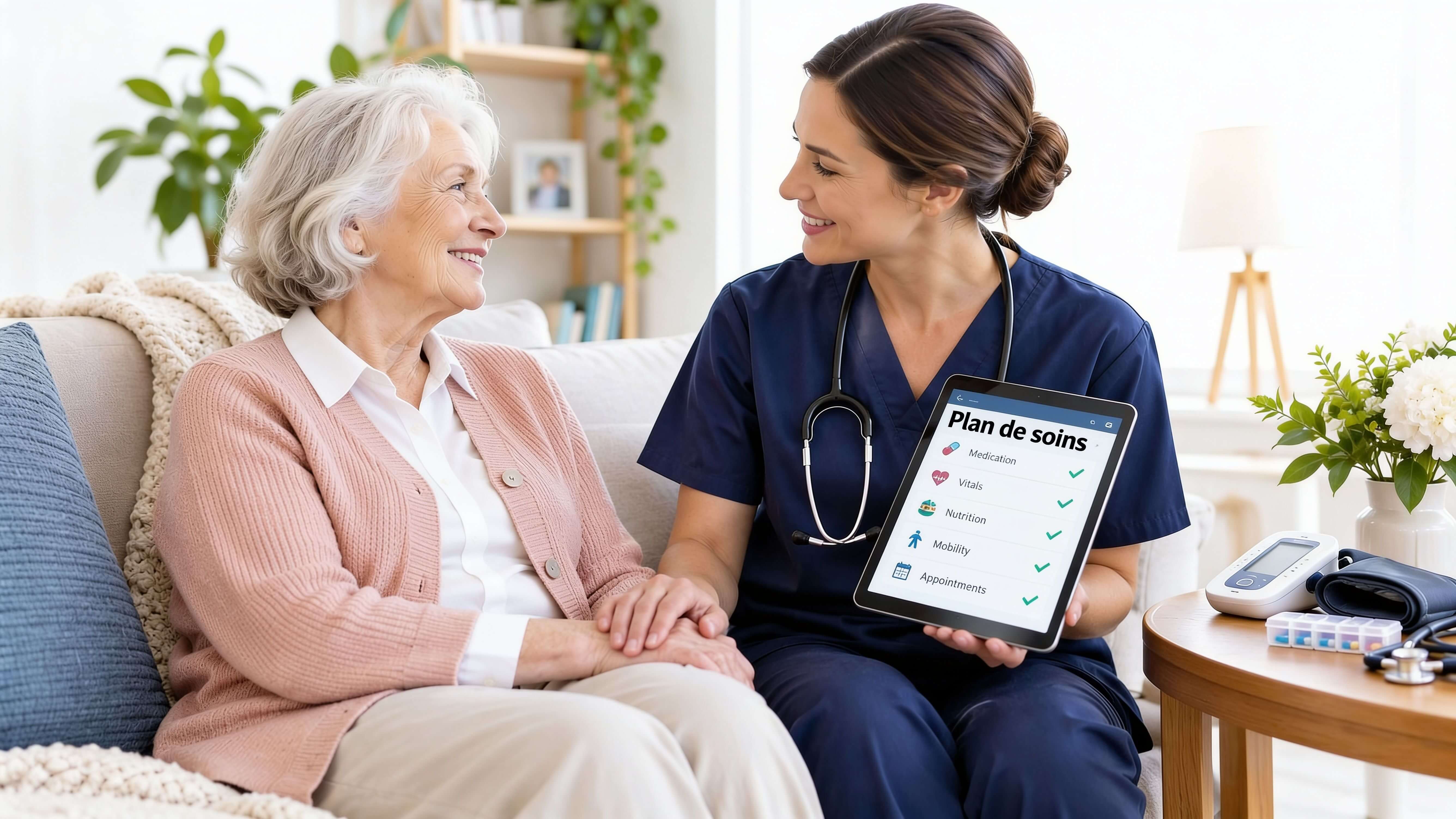 Illustration: Nursing home support at home: organising care in France