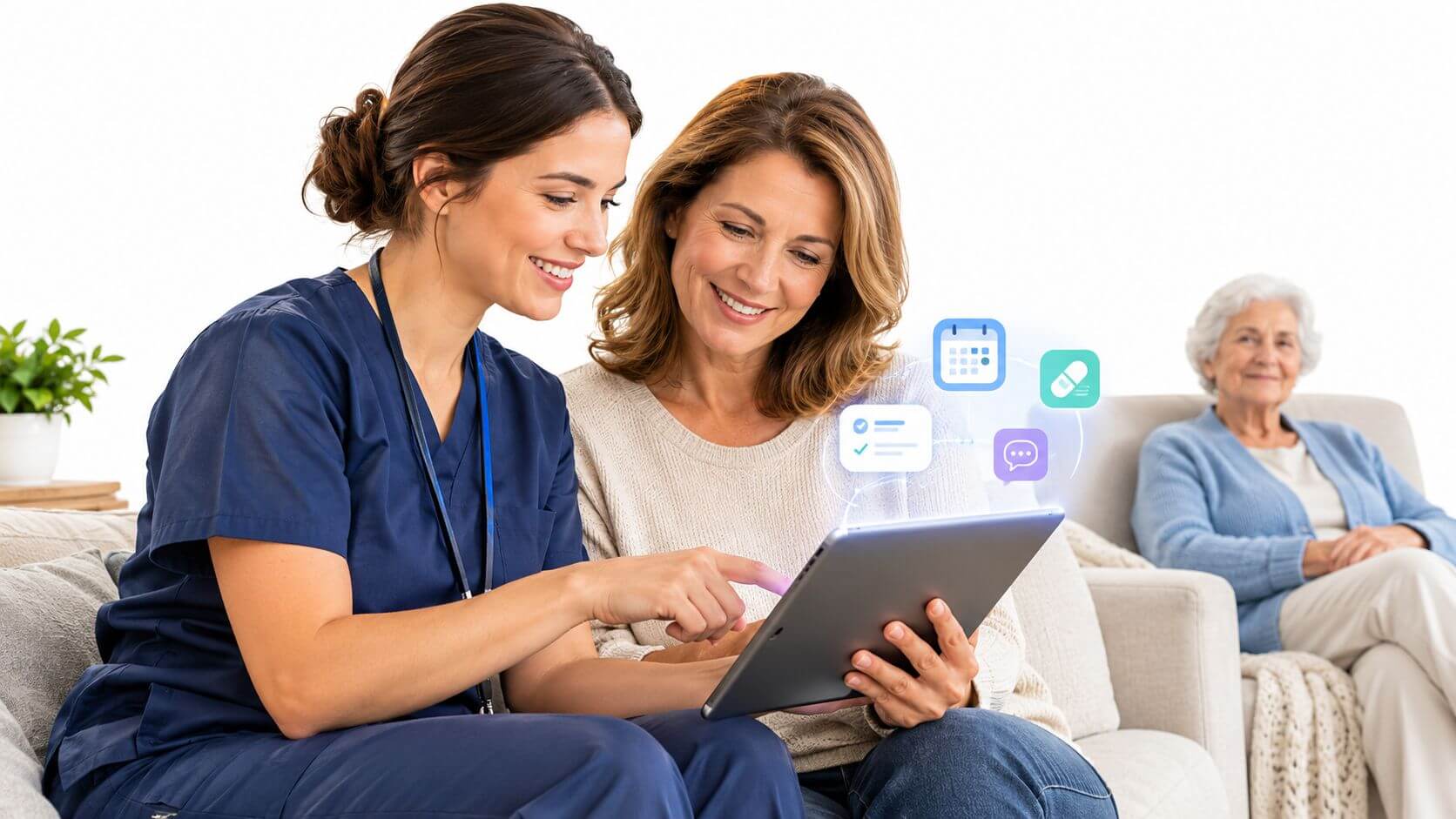 Illustration: Apps for home care workers: the complete 2026 guide