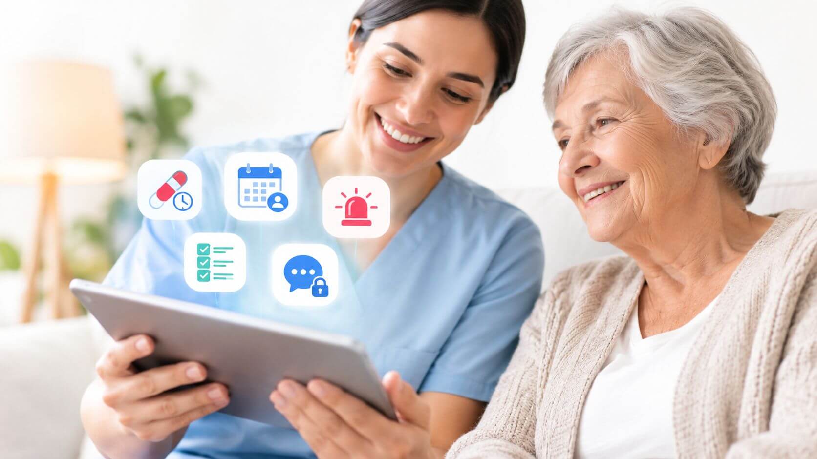 Illustration: Choosing software for care at home