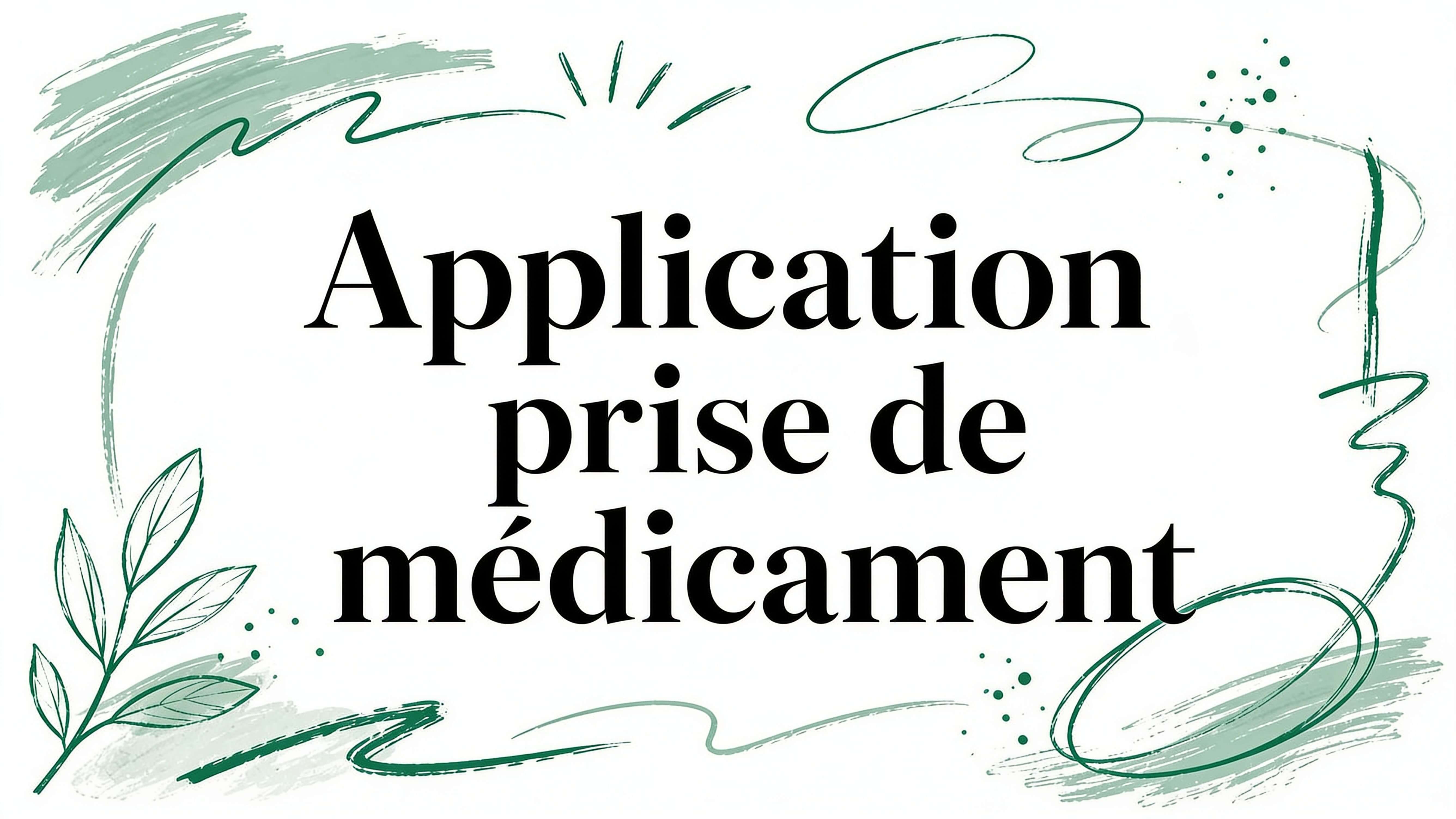 Illustration: Medication tracking apps